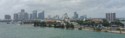 Miami skyline and Watson Island